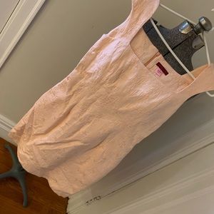 Peach color dress size 4 100 percent cotton